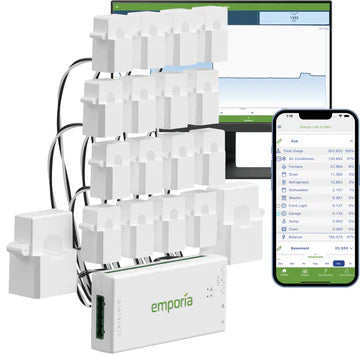 Emporia Vue: Gen 3 Energy Monitor Whole Home - 0-16 Sensors