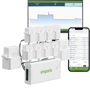 Emporia Vue: Gen 3 Energy Monitor Whole Home - 0-16 Sensors